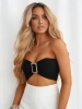 top-bandeau-ze-zlota-klamra-gold-buckle-czarny