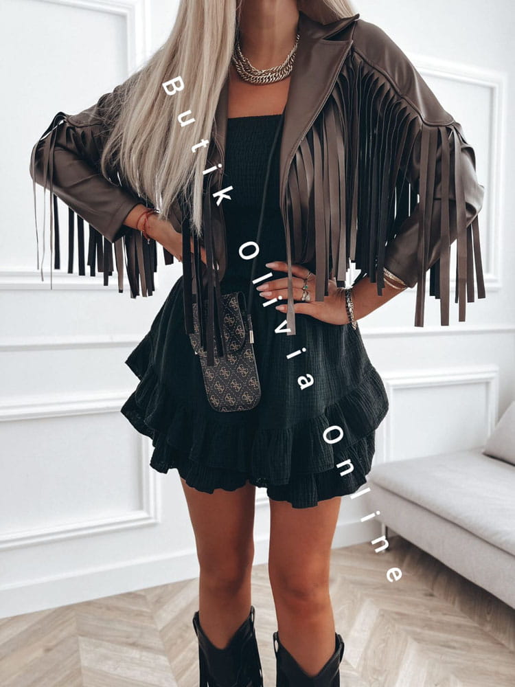 ramoneska-z-fredzlami-eco-lekki-polysk-czekoladowa