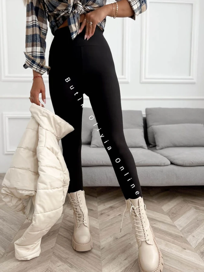 czarne-legginsy-ocieplane-slim
