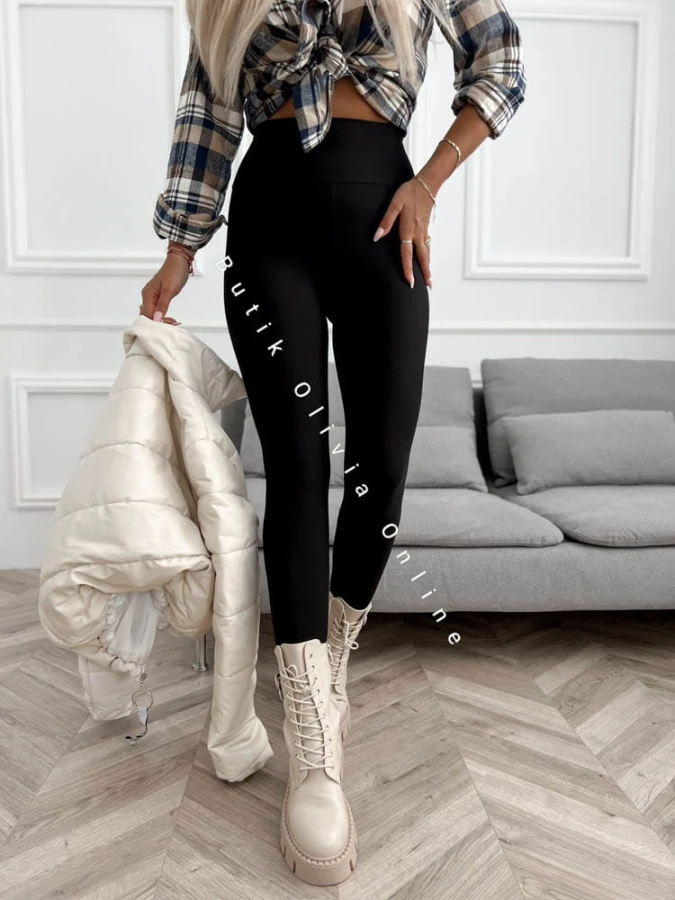 czarne-legginsy-ocieplane-slim