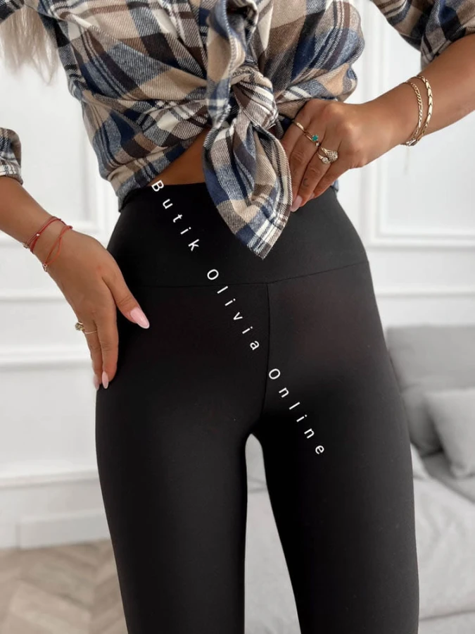 czarne-legginsy-ocieplane-slim