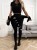 dres 3-częściowy bluza + t-shirt + legginsy czarny