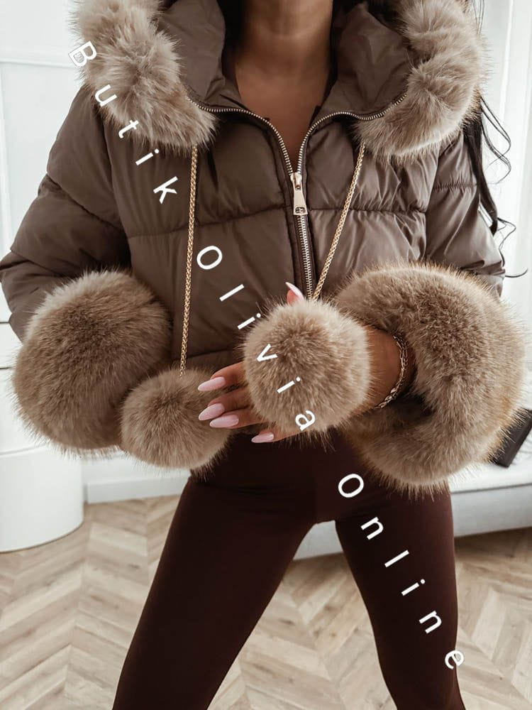 kurtka-zimowa-puchowa-czkokoladowa-krotka
