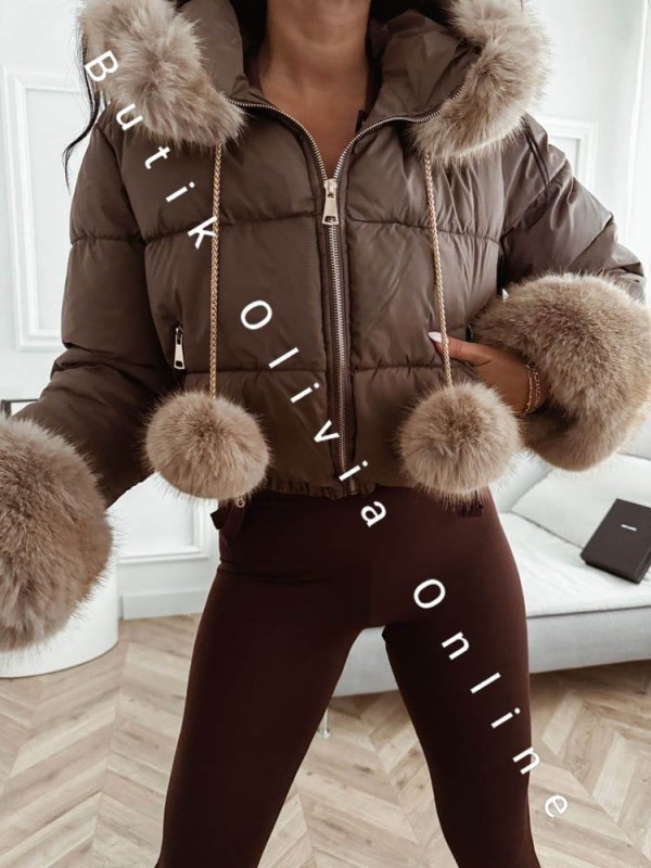 kurtka-zimowa-puchowa-czkokoladowa-krotka