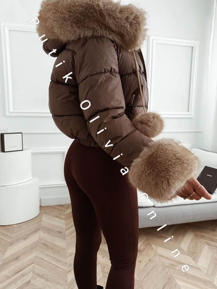 kurtka-zimowa-puchowa-czkokoladowa-krotka