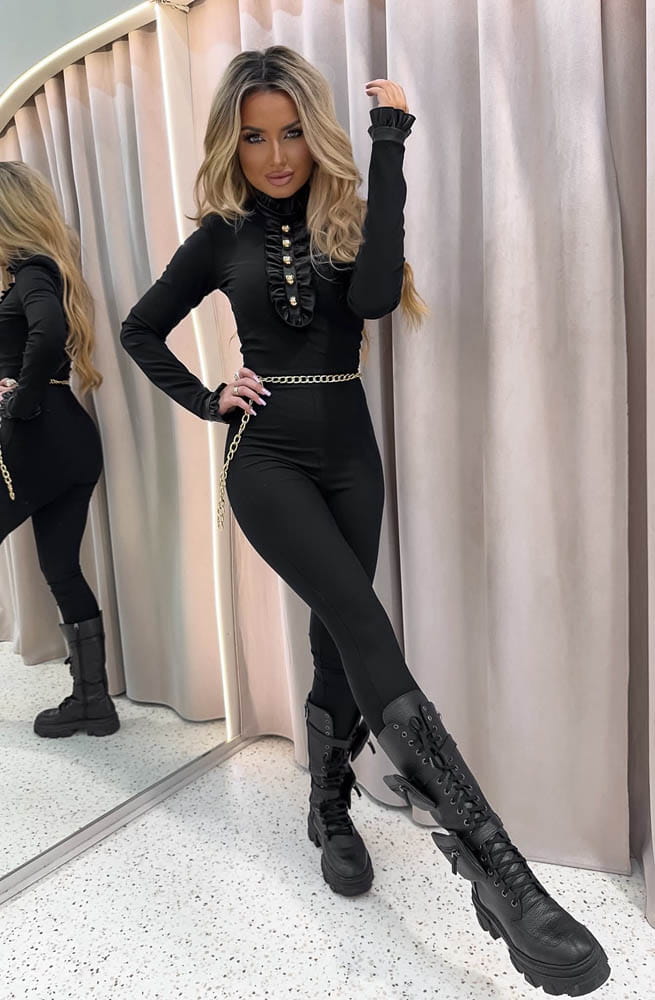 kombinezon-z-paskiem-czarny-exclusive-la-monne