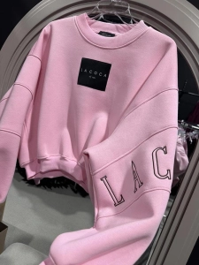 Bluza oversize BASKETA - różowa 