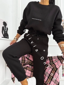 Dres bluza + spodnie KORONA - czarny 