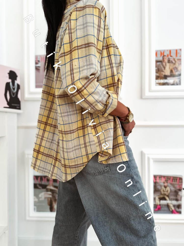 koszula-w-krate-damska-cytrynowa-spring