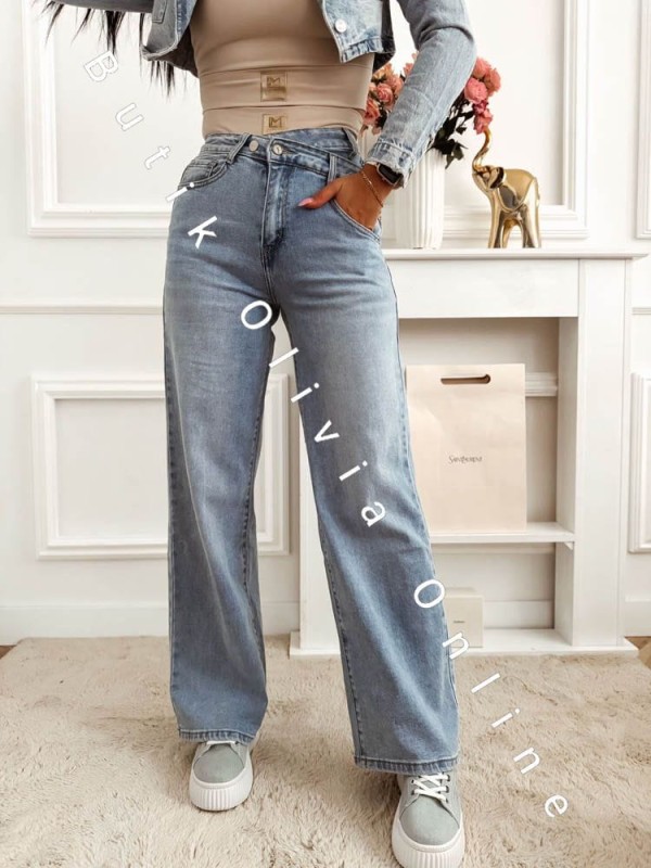 spodnie-jeans-z-szerokimi-nogawkami-traped-niebieskie