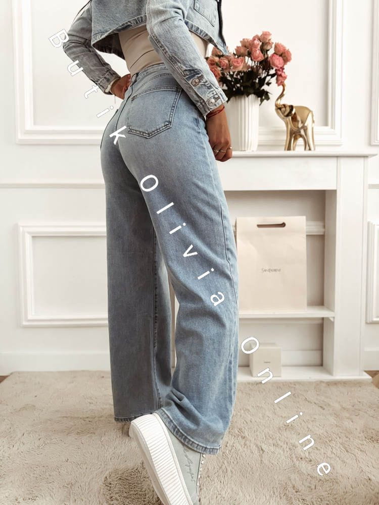 spodnie-jeans-z-szerokimi-nogawkami-traped-niebieskie