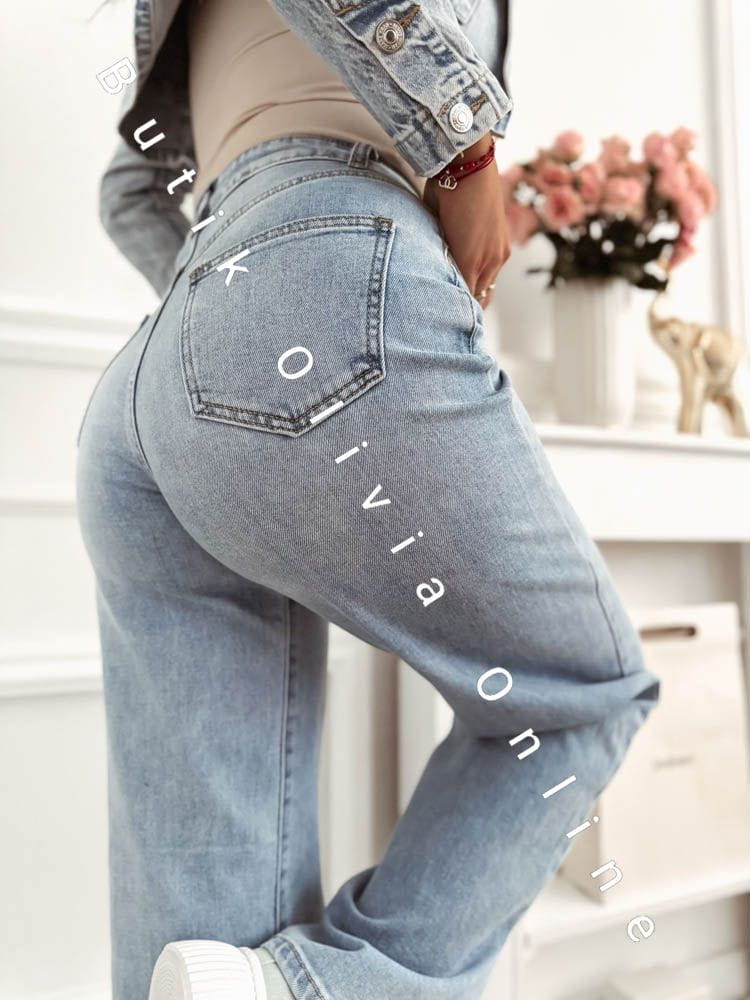 spodnie-jeans-z-szerokimi-nogawkami-traped-niebieskie