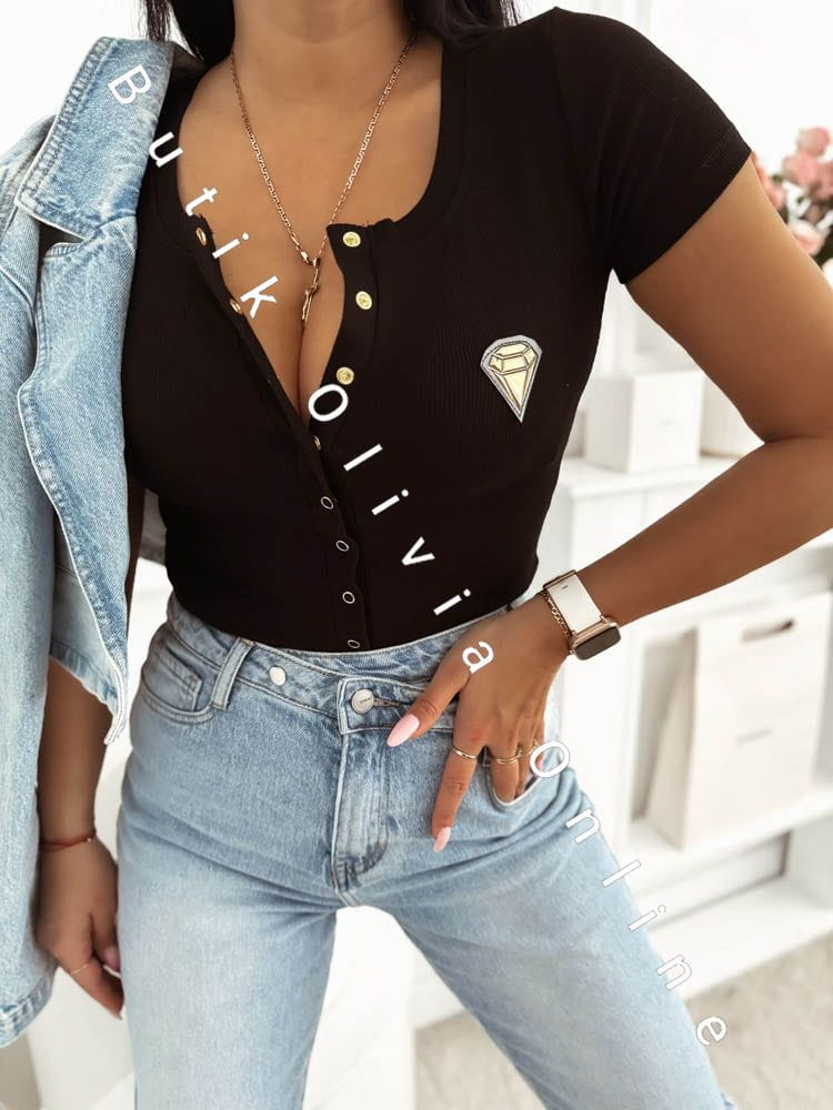 t-shirt-prazkowany-na-napy-diamond-czarny