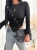 bluzka dopasowana czarna lycra