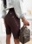 damskie legginsy kolarki lycra z wysokim stanem czekoladowe