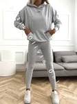 Dres 3-częściowy bluza + t-shirt + legginsy REFL - szary 