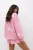 komplet dresowy bluza oversize i szorty różowy