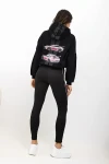 Komplet bluza oversize + legginsy SPEED - czarny 