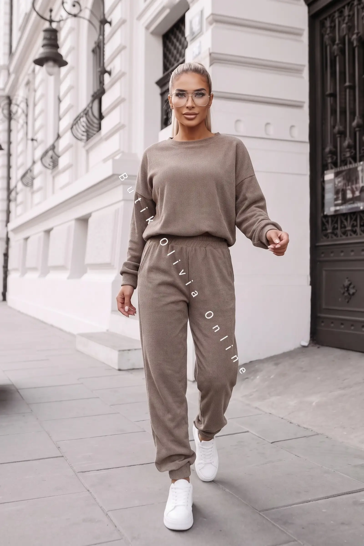 dres sztruksowy fango bluza spodnie