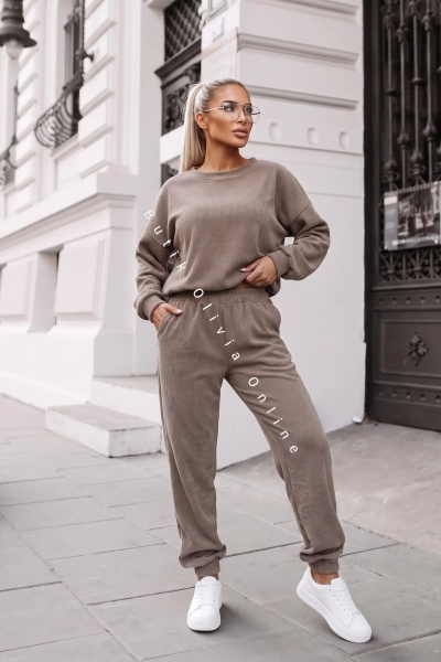 dres sztruksowy fango bluza spodnie