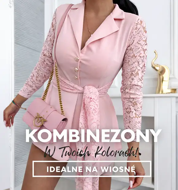 dopasowany kombinezon damski 